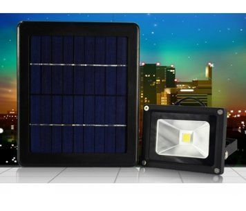 Прожектор LED c датчиком движения 30W, IP65, 60Led, с солнечной панелью U_10816 фото