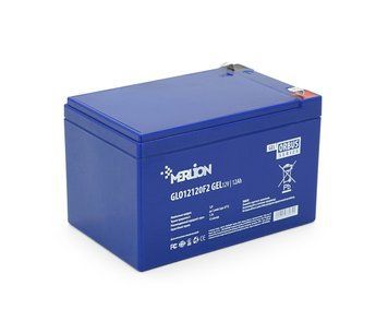 Акумулятор MERLION ORBUS GLO12120F2 12 V 12 Ah ( 150 x 98 x 95 (100) ), 3.3 kg BLUE Q6/252 U_38032 фото