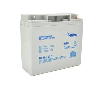 Аккумуляторная батарея MERLION AGM GP1220L5 12V 20Ah (181х76х166(168) U_27745 фото