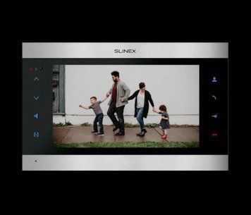 Видеодомофон Wi-Fi Slinex SL-10N Cloud (silver + black), AHD, 10 U_36567 фото