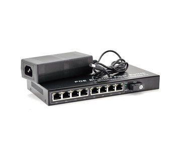 Комутатор POE із вбудованим SFP (B) 48V-57V, 8 портів PoE + 1 порт Ethernet FX 155 Мбіт/с (UP-Link) SC/FC/ST U_16181 фото
