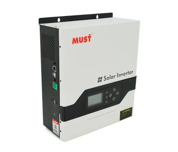 Гібридний інвертор MUST PV18-3024VPM, 3000W, 24V, струм заряду 20/30A, 160-275V, MPPT (60А, 145 Vdc) U_28907 фото