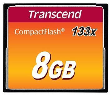 Карта памят Transcend 133x CompactFlash (Standard) [TS8GCF133] RC_TS8GCF133 фото
