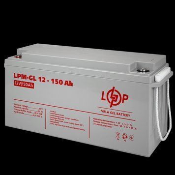 Акумулятор гелевий LPM-GL 12V - 150 Ah LP_4155 фото