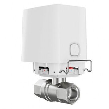 Розумний кульовий кран Ajax WaterStop 1/2" Jeweler, бездротовий, білий RC_000029710 фото