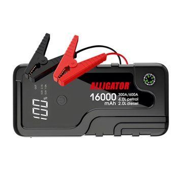 Бустер (пусковое устройство) Alligator Jump Starter 300A/600A 16000mAh LI_JS841 фото