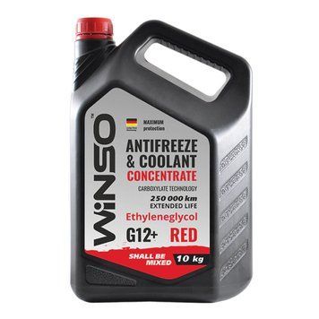 Антифриз Winso Antifreeze & Coolant Red (червоний) концентрат G12+, 10кг LI_881280 фото