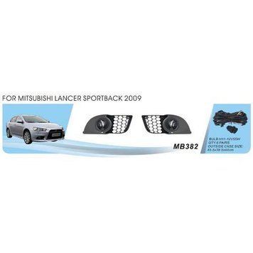 Фары доп.модель Mitsubishi Lancer Sportback 2008-15/MB-382/H11-12V55W/эл.проводка (MB-382) OL_55535 фото