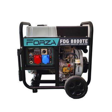 Генератор дизельный FORZA FDG8800TE 6.0/6.5 кВт 220/380В с электрозапуском NV_DD0006274 фото