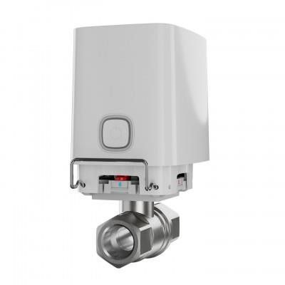 Розумний кульовий кран Ajax WaterStop 1/2" Jeweler, бездротовий, білий RC_000029710 фото