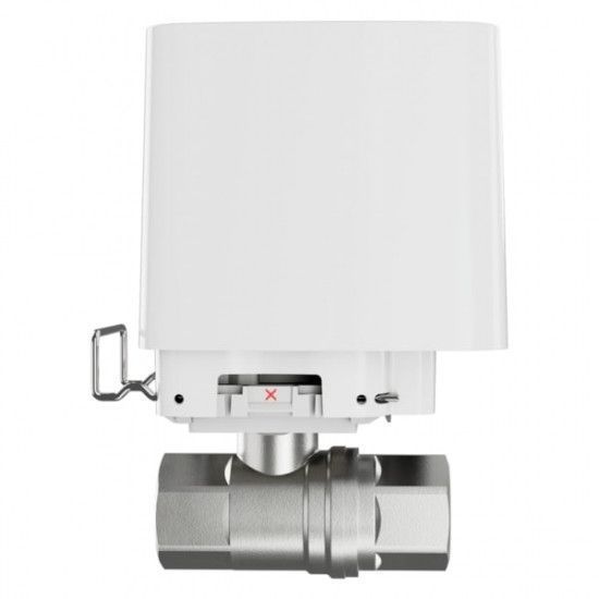 Розумний кульовий кран Ajax WaterStop 1/2" Jeweler, бездротовий, білий RC_000029710 фото