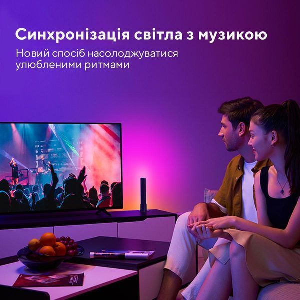 Набір підсвічування Govee H6056 Flow Plus Light Bars, RGBICWW, WI-FI/Bluetooth, чорний RC_H60563D1 фото