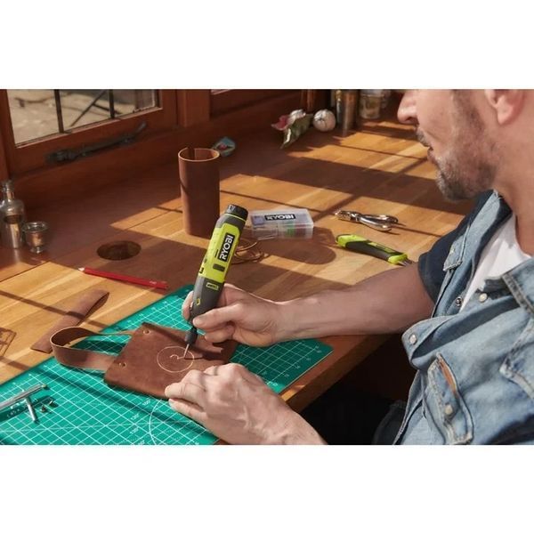 Акумуляторний гравер Ryobi RRT4-120GA15 з набором HY_90114139 фото