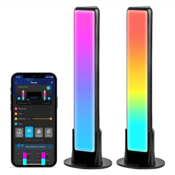 Набір підсвічування Govee H6056 Flow Plus Light Bars, RGBICWW, WI-FI/Bluetooth, чорний RC_H60563D1 фото