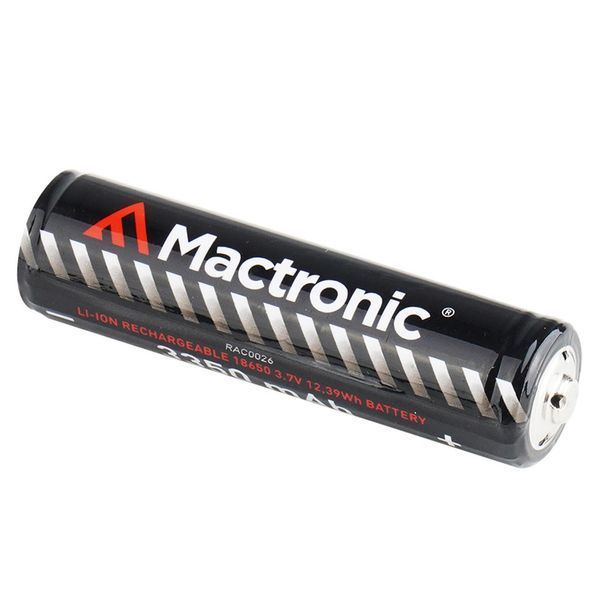 Аккумулятор Mactronic Li-ion 18650 3350 mAh (RAC0026) DS_DAS302497 фото