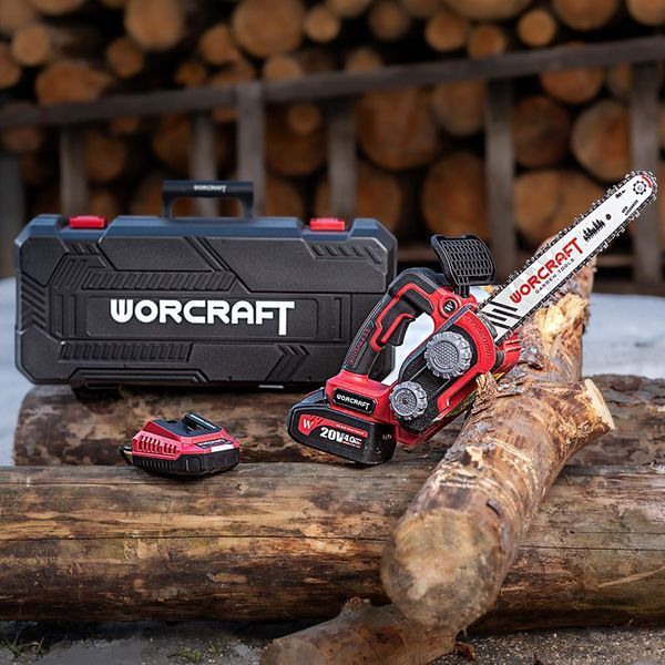 Акумуляторна безщіткова пила ланцюгова WORCRAFT CGC-S20LiBAM WM_13318 фото