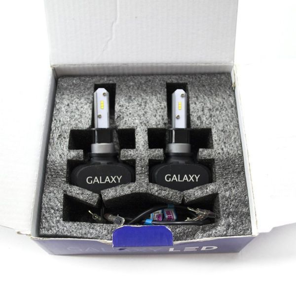 LED лампы Galaxy Zes H3 5000k, комплект 2 шт KL_1534 фото