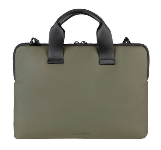 Сумка-чохол Tucano Gommo Super Slim 13"/14" зелений RC_BSGOM1314-VM фото