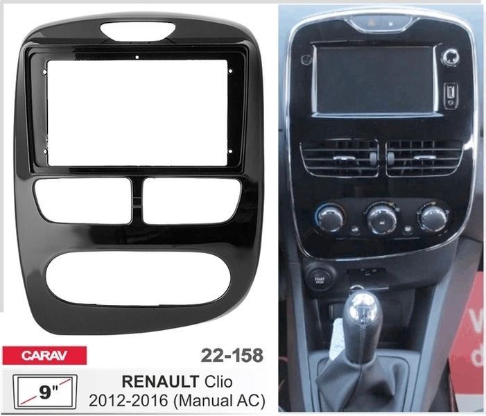 Переходная рамка Renault Clio Carav 22-158 AV_22-158 фото