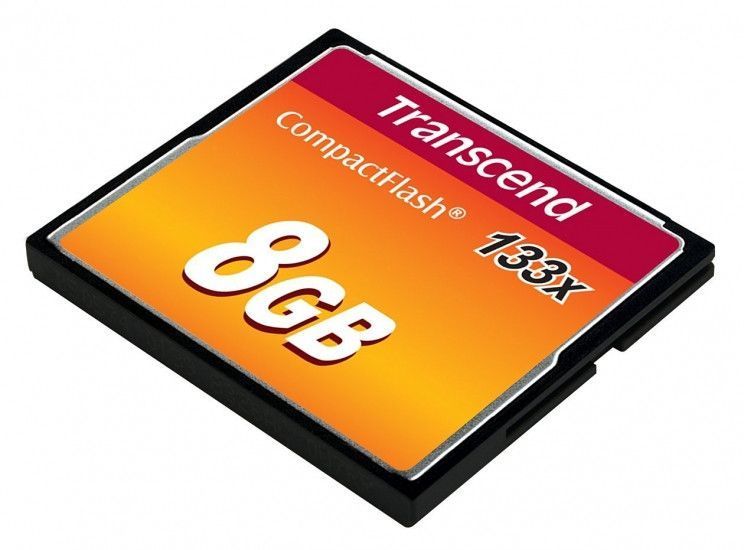 Карта памят Transcend 133x CompactFlash (Standard) [TS8GCF133] RC_TS8GCF133 фото