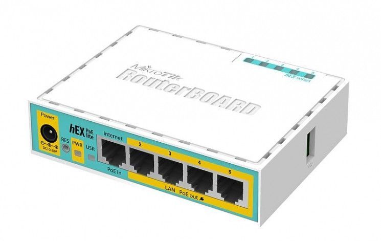 Маршрутизатор MikroTiK Router hEX PoE lite (RB750UPr2) RC_RB750UPr2 фото