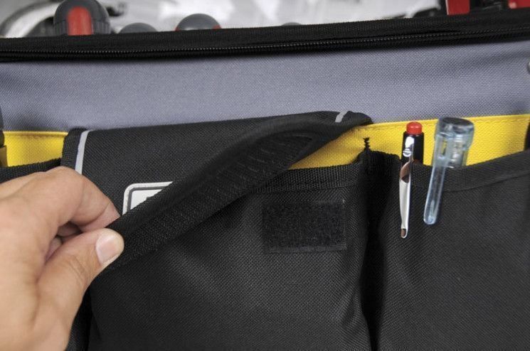 Сумка для інструменту Stanley Basic Rigid Multipurpose, водонепроникне посилене пластмасове дно, посилені кути, 25.1х44х7х26.2см RC_1-96-193 фото