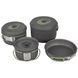 Набір посуду Bo-Camp Explorer 4 Pieces 19 Hard Anodized Grey/Green (2200241) DS_DAS302733 фото 2