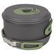 Набір посуду Bo-Camp Explorer 4 Pieces 19 Hard Anodized Grey/Green (2200241) DS_DAS302733 фото 5