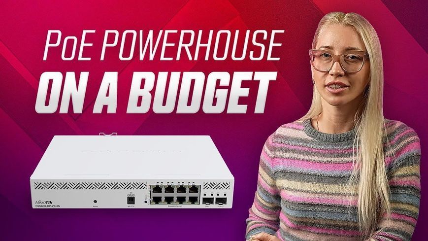 Комутатор MikroTik Cloud Smart Switch CSS610-8P-2S+IN RC_CSS610-8P-2S+IN фото
