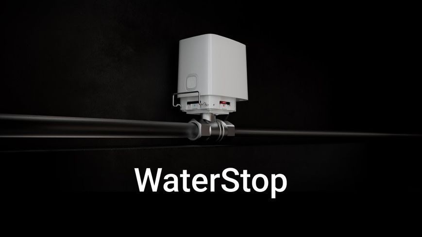 Розумний кульовий кран Ajax WaterStop 1/2" Jeweler, бездротовий, білий RC_000029710 фото