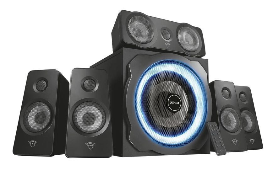 Акустическая система Trust GXT 658 Tytan 5.1, 90Вт, AUX, черный RC_21738_TRUST фото