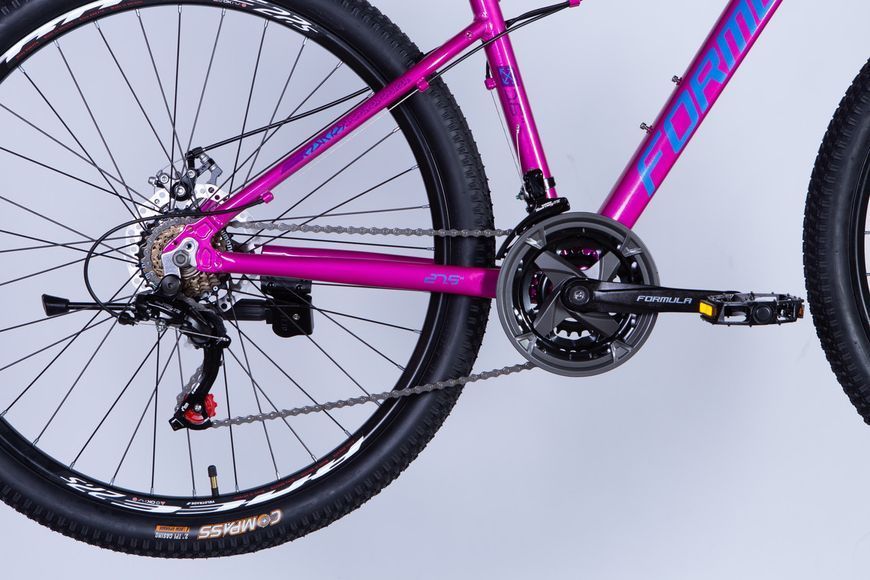 Велосипед AL 27.5" Formula ALPINA DD FR рама-16" розово-синий 2025 VT_OPS-FR-27.5-259 фото