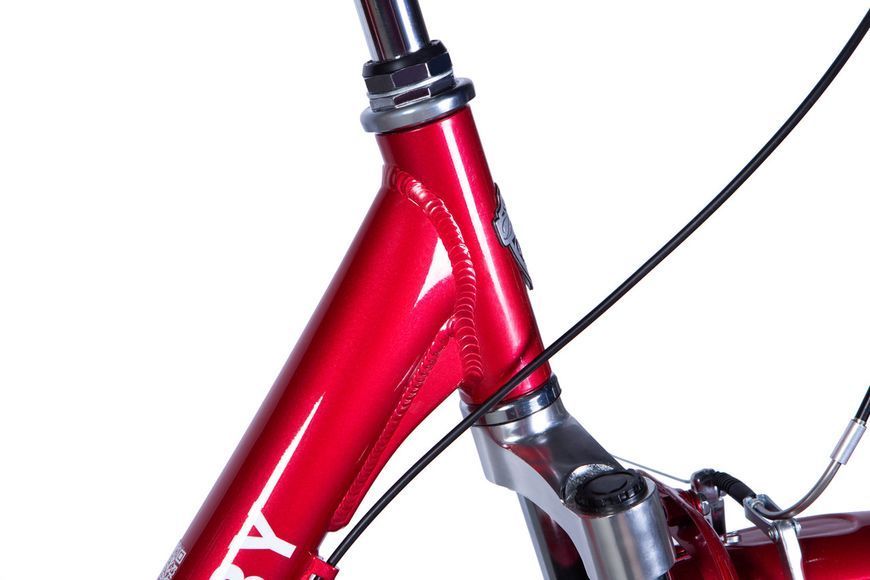 Велосипед алюминий 26 Dorozhnik RUBY планет. AM планет. рама-17" красный с багажником задн St с крылом St 2024 VT_OPS-D-26-261 фото