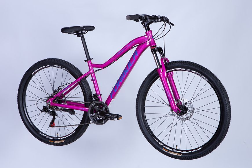Велосипед AL 27.5" Formula ALPINA DD FR рама-16" розово-синий 2025 VT_OPS-FR-27.5-259 фото