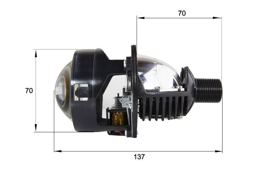 Комплект LED лінз Infolight G5 BI-LED Blue MA_G5 BI-LED Blue фото