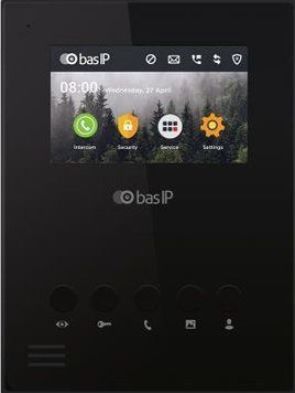 Видеодомофон BAS-IP AU-04LA, TFT 4", переадресация, черный RC_AU-04LA_B фото