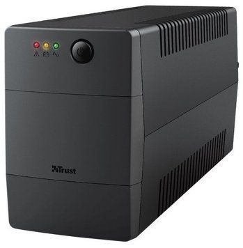 ИБП Paxxon 800VA UPS with 2 standard wall power outlets BLACK Trust RC_23503_TRUST фото