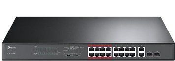 Комутатор TP-LINK TL-SL1218MP 16x1FE (16xPoE), 2xSFP, 192Вт, Некерований RC_TL-SL1218MP фото