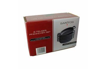 Набор чугунных сковородок SANTOS, 20х9,5 см, 6 шт 901201 GR_011545 фото