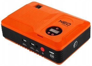 Пусковое устройство Neo Tools Jumpstarter, 12В, Power Bank 14000мАч, 400А, 2хUSB 5В, компрессор 3.5бар, RC_11-997 фото