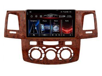 Штатная автомагнитола FORS.auto FS 2 PRO для Toyota Fortuner/Vigo/Hilux (2+32Gb, 9", Manual AC, wooden) FA_FS-2373 фото