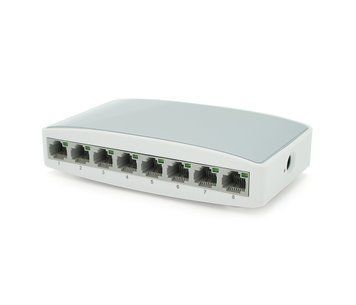 Коммутатор Gigabit Ethernet ONV-H3008S в пластиковом корпусе, 8*1000Мб портов, 5В 1Ач, 140х78х32 U_27263 фото