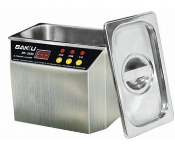 Ультразвукова ванна BAKKU BK3550 Два режиму роботи (30W і 50W), металевий корпус, металева кришка U_00549 фото