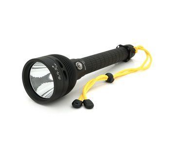 Фонарь ручной WainLight HG66, 1LED Cree XHP50.2, 19W, 3x26650 встроены /8800mah, Black, IP68, кабель U_29295 фото