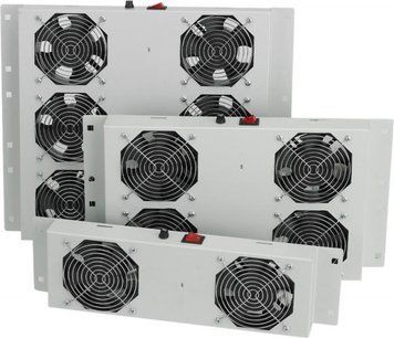 Вент. панель MIRSAN 4 вент., RAL 7035 RC_MR.FAN4AT.02 фото