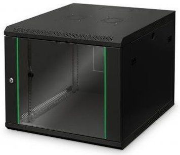 Шафа DIGITUS 19", 9U, 600x600 мм, Wall Mounting Dynamic Basic, чорна RC_DN-1909U-6/6-EC-SW фото