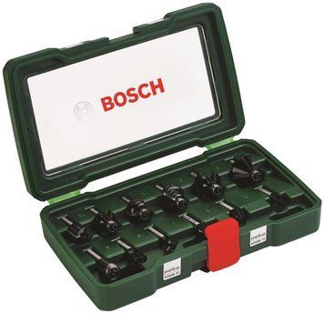 Набор фрез по дереву Bosch Expert for Wood 8мм, 12шт. RC_2.607.019.466 фото
