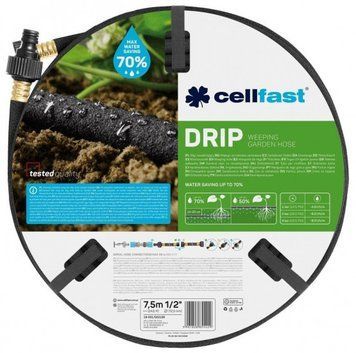Шланг садовый Cellfast DRIP для капельного полива, 1/2', 15м. RC_19-002 фото