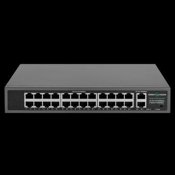 Комутатор мережевий POE GV-017-D-24+2PG LP_21313 фото