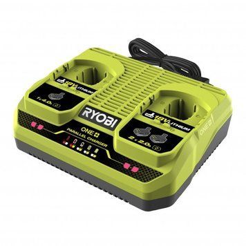 Зарядное устройство двухпортовое Ryobi RC18240G, 18В ONE+, 4А. RC_5133005581 фото